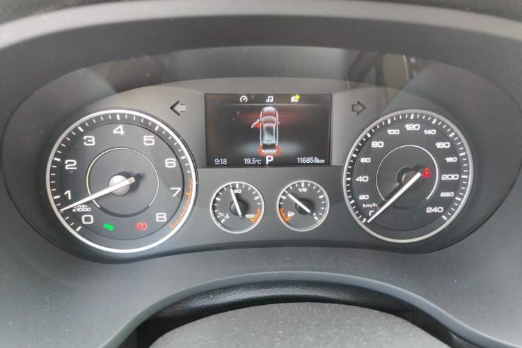 Used BORGWARD BX5 2017 25TGDI Automatic Two-Wheel Drive Sharp Model Odometer Close Up