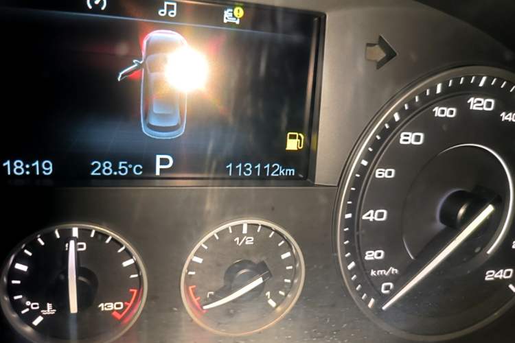 Used BORGWARD BX5 2018 25TGDI Automatic Two-Wheel Drive Urban Model Odometer Close Up