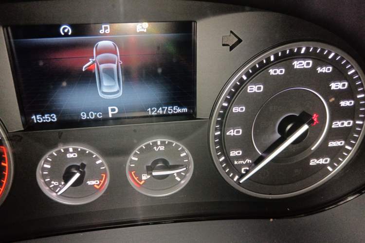 Used BORGWARD BX5 2018 25TGDI Automatic Two-Wheel Drive Urban Model Odometer Close Up