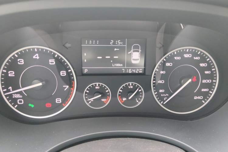 Used BORGWARD BX5 2020 20TGDI Automatic Two-Wheel Drive Pioneer Edition Odometer Close Up