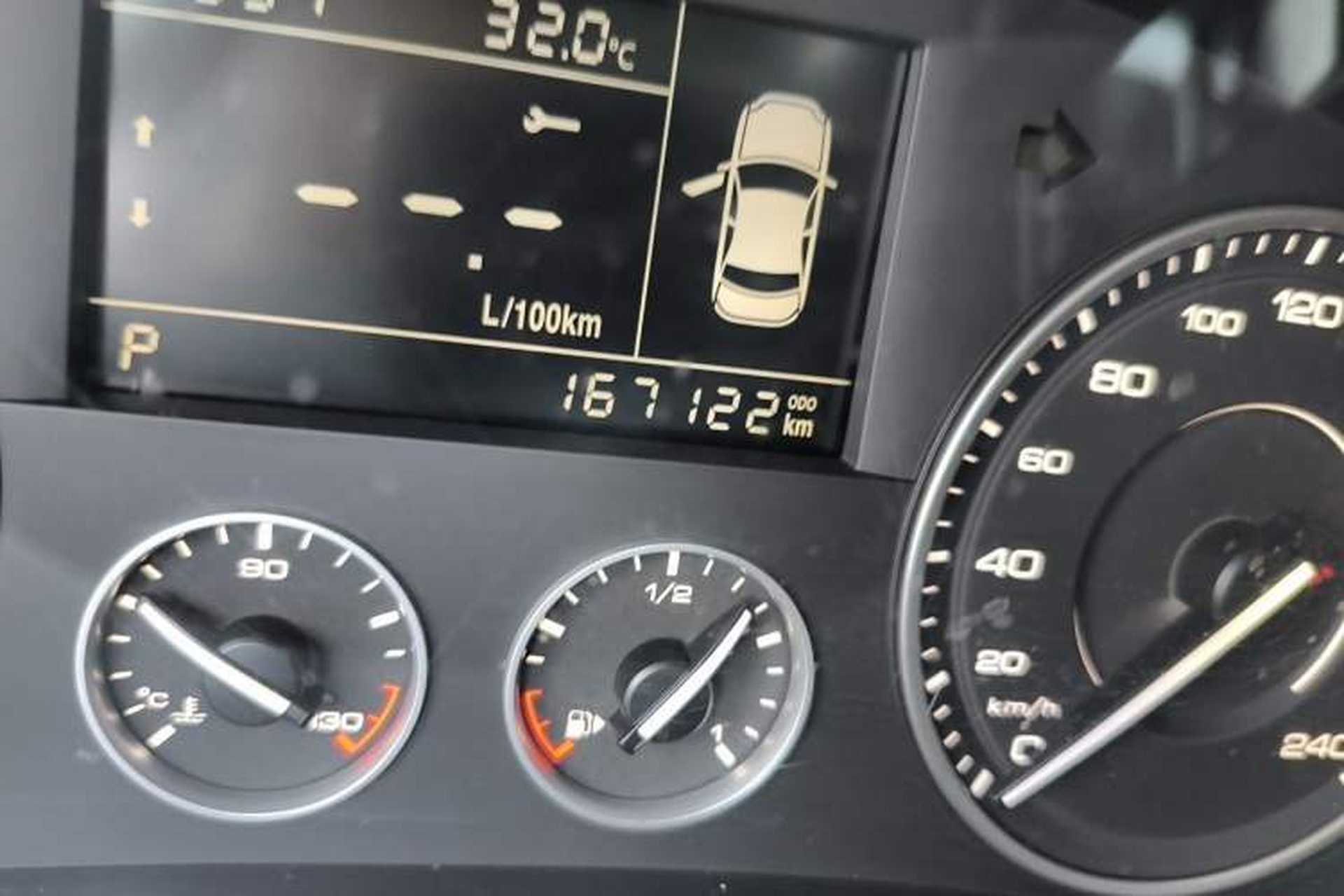 Used BORGWARD BX5 2020 20TGDI Automatic Two-Wheel Drive Pioneer Edition Odometer Close Up