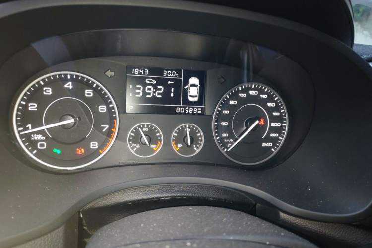 Used BORGWARD BX5 2020 20TGDI Automatic Two-Wheel Drive New Edition Odometer Close Up