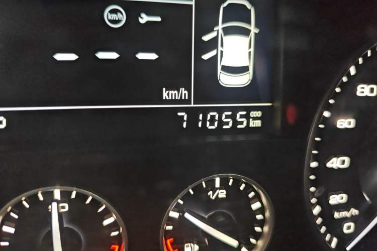 Used BORGWARD BX5 2020 20TGDI Automatic Two-Wheel Drive Pioneer Edition Odometer Close Up