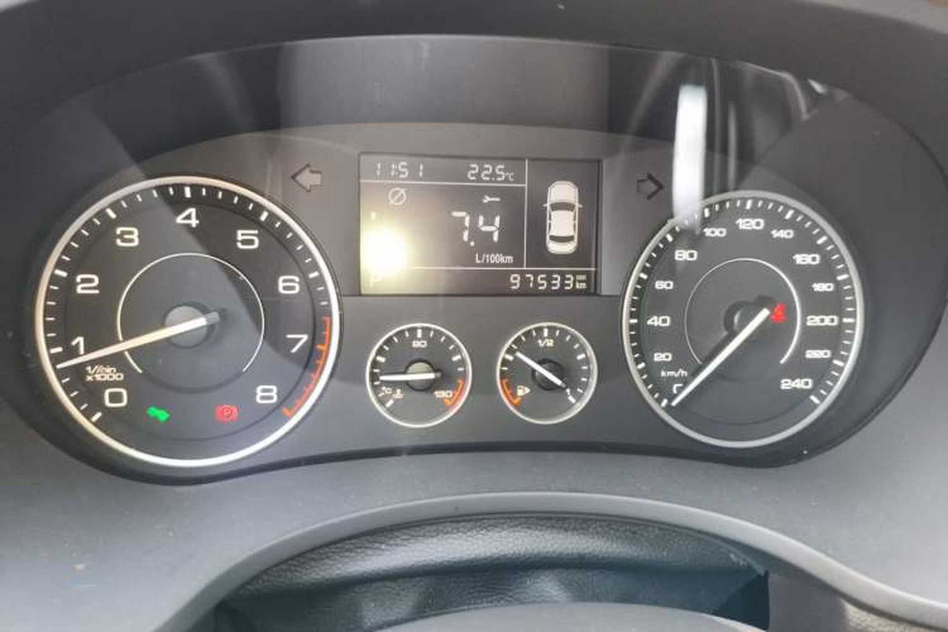 Used BORGWARD BX5 2020 20TGDI Automatic Two-Wheel Drive Pioneer Edition Odometer Close Up