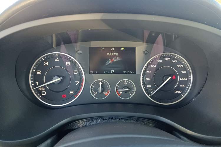 Used BORGWARD BX6 2018 28T Four-Wheel Drive GT Extreme Style Instrument Cluster