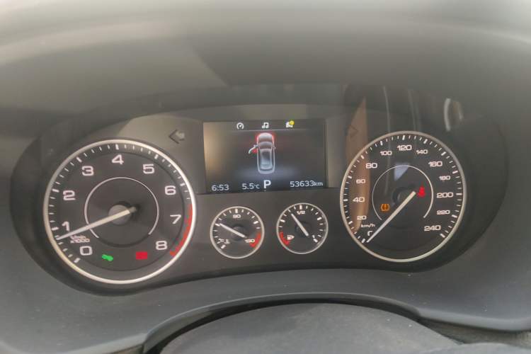 Used BORGWARD BX7 2016 28T Four-Wheel Drive Flagship Version 5 Seats Instrument Cluster