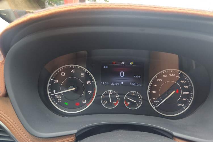 Used BORGWARD BX7 2016 28T Four-Wheel Drive Flagship Version 5 Seats Instrument Cluster