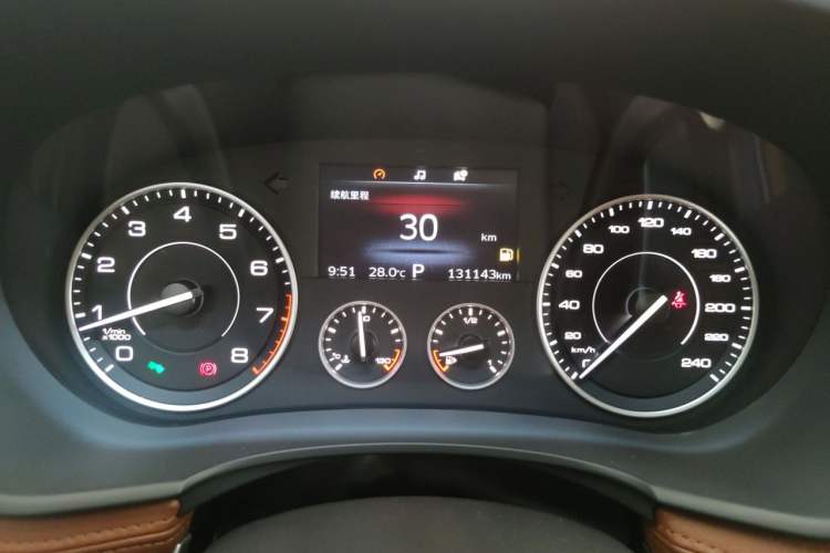 Used BORGWARD BX7 2016 28T Two-Wheel Drive Luxury Version 5 Seats Instrument Cluster