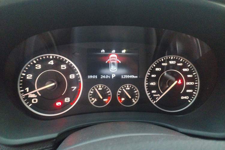 Used BORGWARD BX7 2016 28T Four-Wheel Drive Flagship Version 5 Seats Instrument Cluster