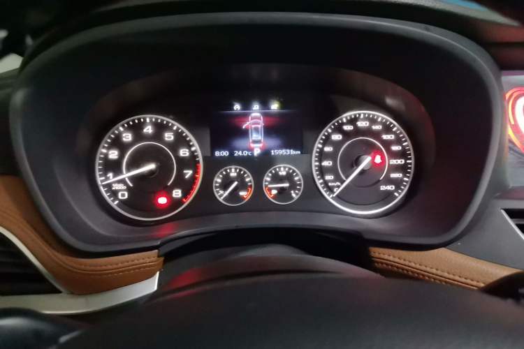 Used BORGWARD BX7 2016 28T Four-Wheel Drive Flagship Model 6 Seats Instrument Cluster