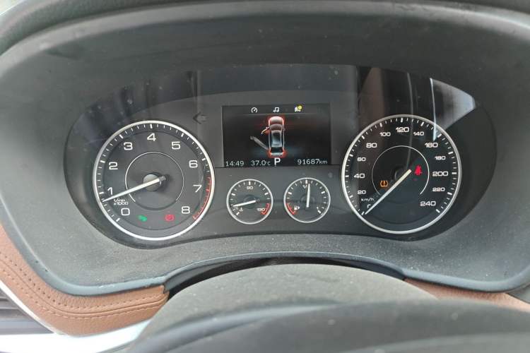 Used BORGWARD BX7 2016 28T Four-Wheel Drive Flagship Version 5 Seats Instrument Cluster