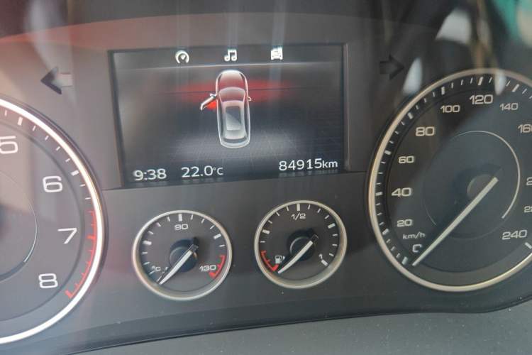 Used BORGWARD BX7 2016 28T Four-Wheel Drive Flagship Version 5 Seats Odometer Close Up