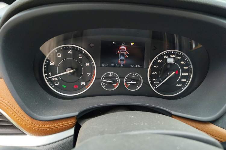 Used BORGWARD BX7 2016 28T Four-Wheel Drive Flagship Version 5 Seats Odometer Close Up