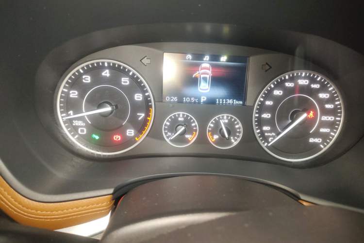 Used BORGWARD BX7 2016 28T Four-Wheel Drive Flagship Version 5 Seats Odometer Close Up