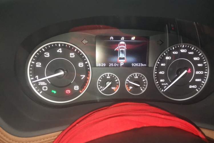 Used BORGWARD BX7 2016 28T Two-Wheel Drive Luxury Version 5 Seats Instrument Cluster