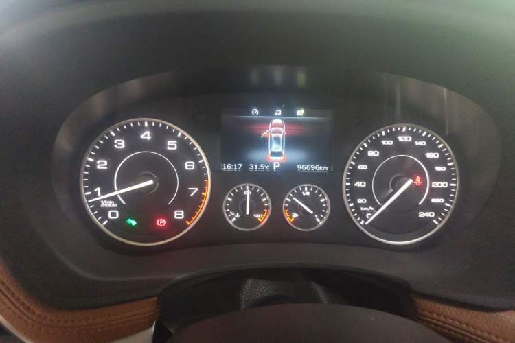 Used BORGWARD BX7 2016 28T Four-Wheel Drive Flagship Version 5 Seats Instrument Cluster
