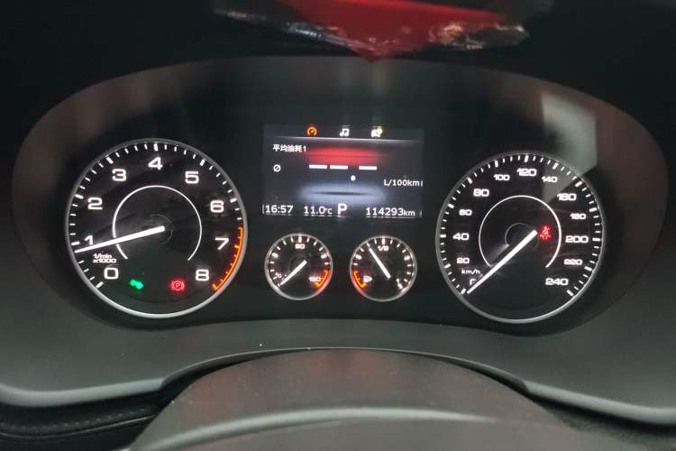 Used BORGWARD BX7 2016 28T Four-Wheel Drive Flagship Version 5 Seats Instrument Cluster