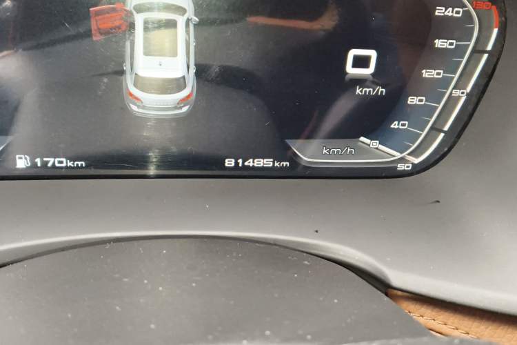 Used BORGWARD BX7 2016 28T Two-Wheel Drive Luxury Version 5 Seats Odometer Close Up