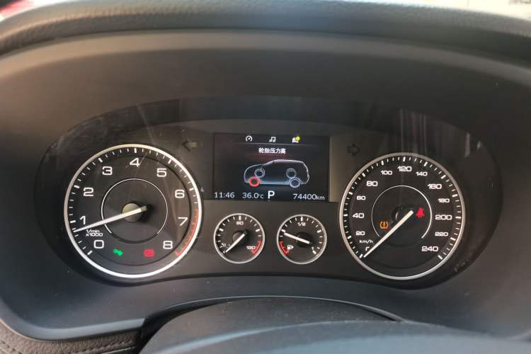 Used BORGWARD BX7 2016 28T Four-Wheel Drive Flagship Version 5 Seats Instrument Cluster