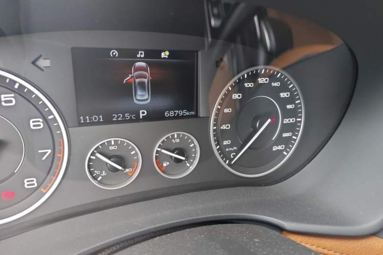 Used BORGWARD BX7 2016 28T Two-Wheel Drive Luxury Version 5 Seats Odometer Close Up