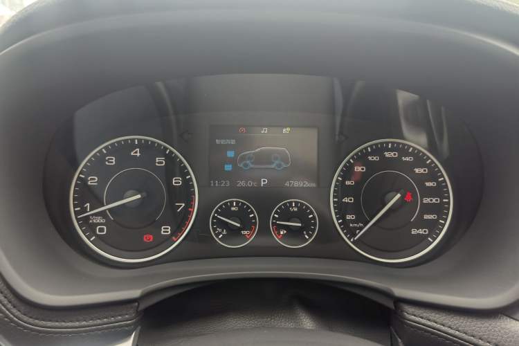 Used BORGWARD BX7 2016 28T Four-Wheel Drive Flagship Version 5 Seats Odometer Close Up