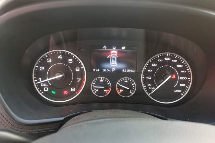 Used BORGWARD BX7 2016 28T Four-Wheel Drive Flagship Version 5 Seats Instrument Cluster