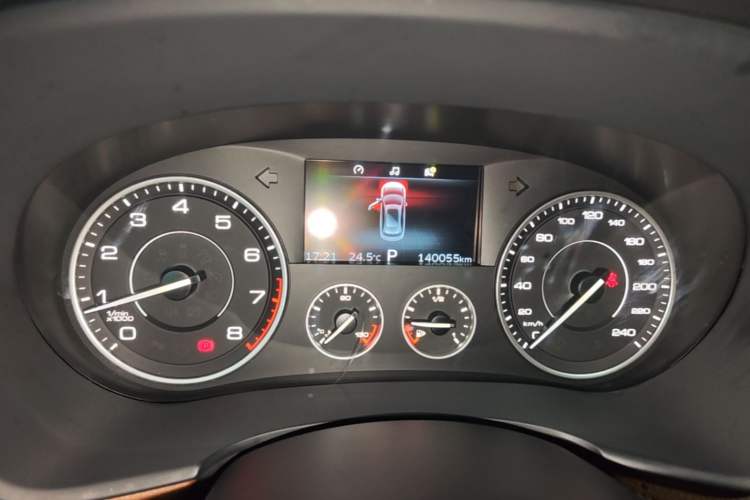Used BORGWARD BX7 2016 28T Four-Wheel Drive Flagship Version 5 Seats Instrument Cluster