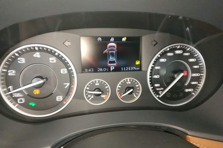 Used BORGWARD BX7 2016 28T Two-Wheel Drive Luxury Version 5 Seats Instrument Cluster