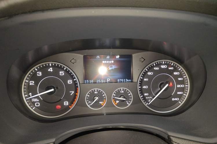 Used BORGWARD BX7 2016 28T 2WD Elite Edition 5-seater Instrument Cluster