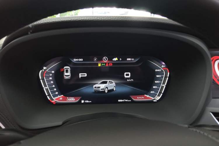 Used BORGWARD BX7 2018 28T Four-Wheel Drive Flagship Version 7 Seats China V Instrument Cluster