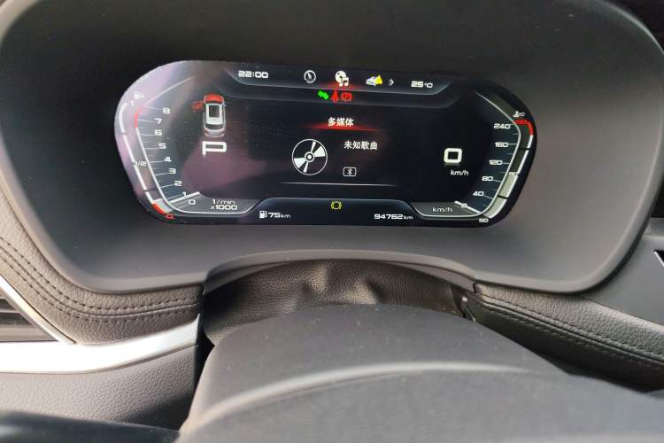 Used BORGWARD BX7 2018 28T Four-Wheel Drive Flagship Version 5 Seats China V Emission Standard Odometer Close Up