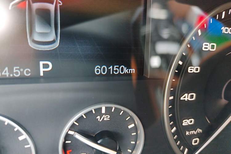 Used BORGWARD BX7 2018 28T 2WD Quality Enjoyment Version 7 Seats China V Emission Standard Odometer Close Up