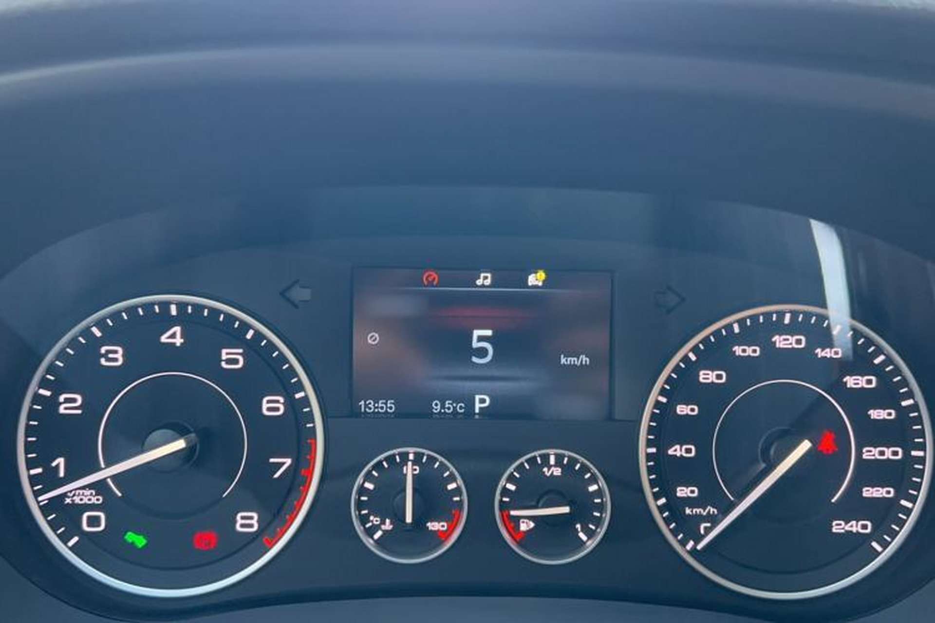 Used BORGWARD BX7 2018 28T Front-Wheel Drive Quality Enjoyment Version 5 Seats China VI Emission Standard Instrument Cluster