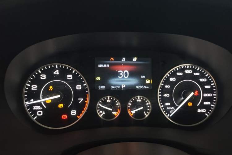 Used BORGWARD BX7 2018 28T 2WD Premium 5-seater National V Instrument Cluster