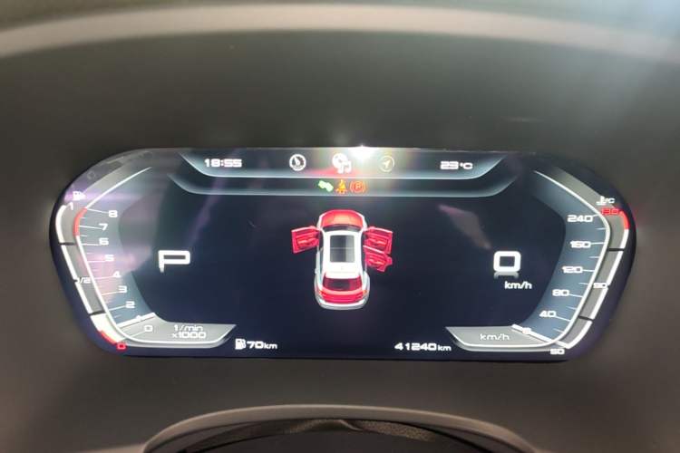 Used BORGWARD BX7 2018 28T Two-Wheel Drive Luxury Version 5 Seats China VI Emission Standard Instrument Cluster
