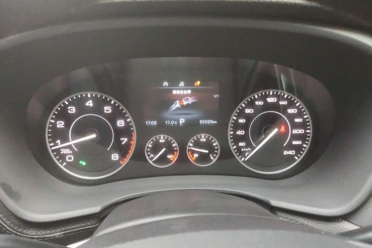 Used BORGWARD BX7 2018 28T Front-Wheel Drive Quality Enjoyment Version 5 Seats China VI Emission Standard Instrument Cluster