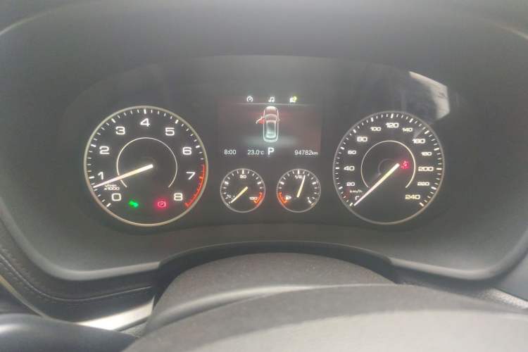 Used BORGWARD BX7 2018 28T Front-Wheel Drive Quality Enjoyment Version 5 Seats China VI Emission Standard Instrument Cluster