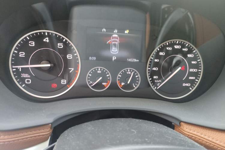 Used BORGWARD BX7 2018 28T Four-wheel Drive Luxury Model 5 Seats China VI Emission Standard Instrument Cluster