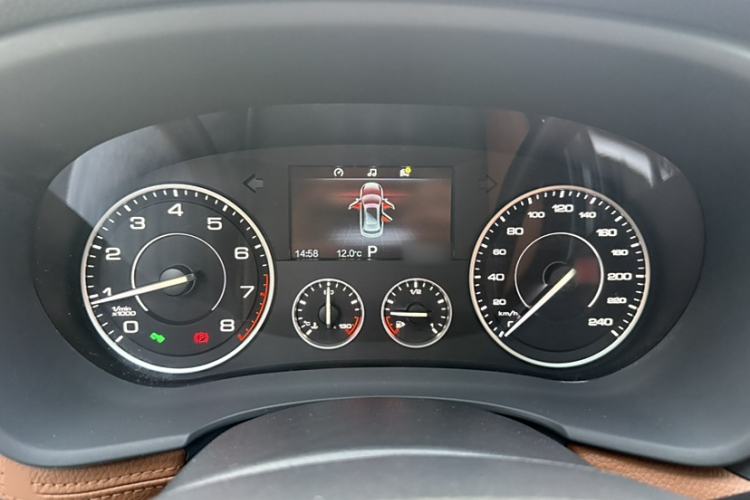 Used BORGWARD BX7 2018 28T Four-wheel Drive Luxury Model 5 Seats China VI Emission Standard Instrument Cluster