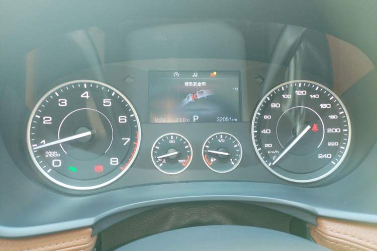 Used BORGWARD BX7 2018 28T Front-Wheel Drive Quality Enjoyment Version 5 Seats China VI Emission Standard Instrument Cluster