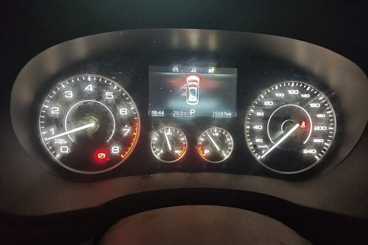 Used BORGWARD BX7 2018 28T 2WD Premium 5-seater National V Odometer Close Up