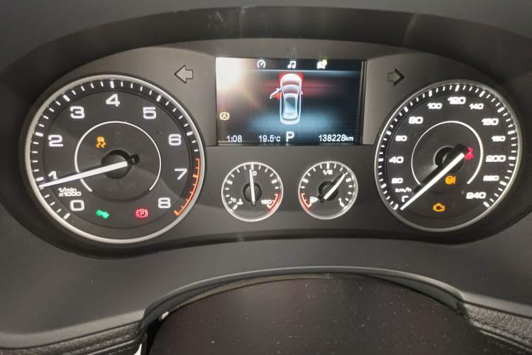 Used BORGWARD BX7 2018 28T 2WD Premium 5-seater National V Odometer Close Up
