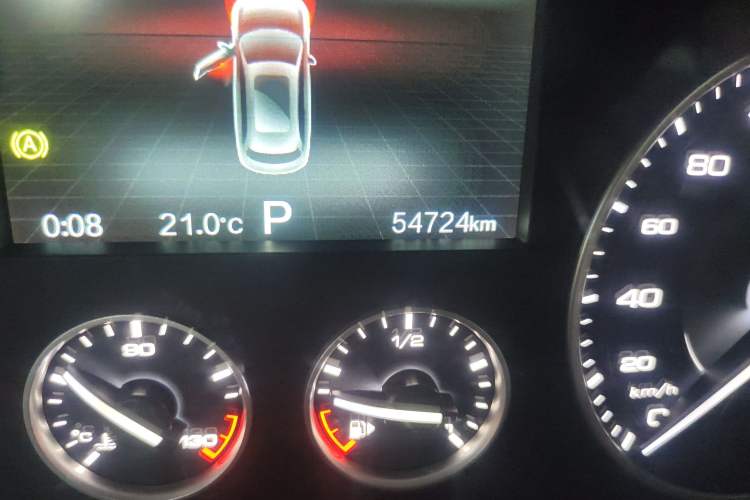 Used BORGWARD BX7 2018 28T 2WD Premium 5-seater National V Odometer Close Up