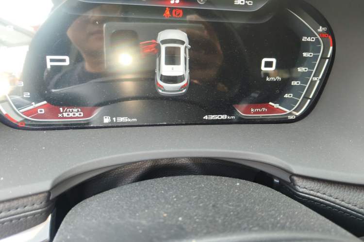 Used BORGWARD BX7 2018 28T Four-Wheel Drive Flagship Version 5 Seats China VI Emission Standard Odometer Close Up