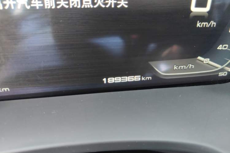Used BORGWARD BX7 2018 28T Four-Wheel Drive Flagship Version 5 Seats China VI Emission Standard Odometer Close Up