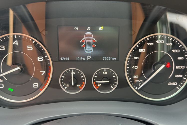 Used BORGWARD BX7 2018 28T 2WD Premium 5-seater National V Odometer Close Up