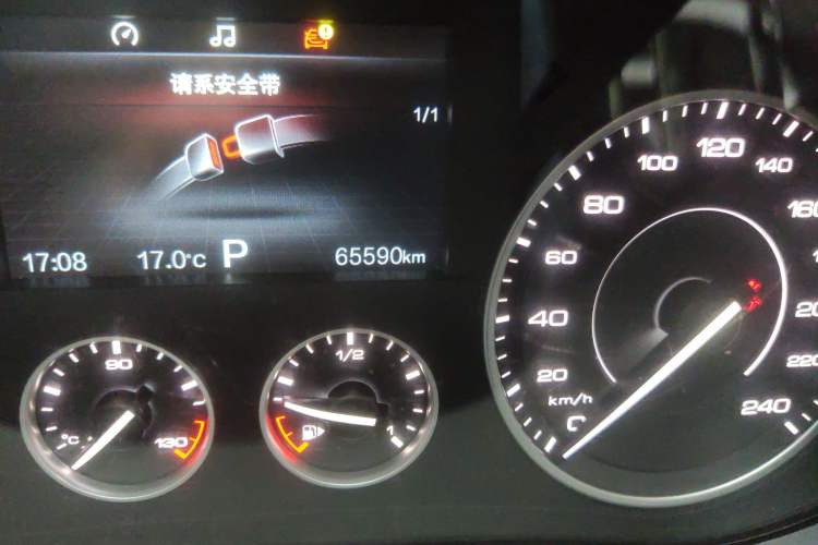 Used BORGWARD BX7 2018 28T Front-Wheel Drive Quality Enjoyment Version 5 Seats China VI Emission Standard Odometer Close Up