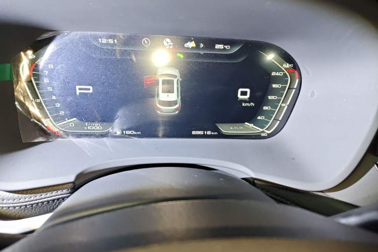 Used BORGWARD BX7 2018 28T Two-Wheel Drive Luxury Version 5 Seats China VI Emission Standard Odometer Close Up
