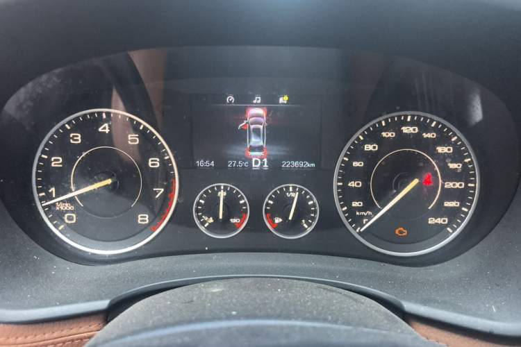 Used BORGWARD BX7 2018 28T 2WD Premium 5-seater National V Odometer Close Up