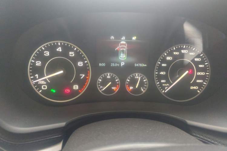 Used BORGWARD BX7 2018 28T Front-Wheel Drive Quality Enjoyment Version 5 Seats China VI Emission Standard Odometer Close Up